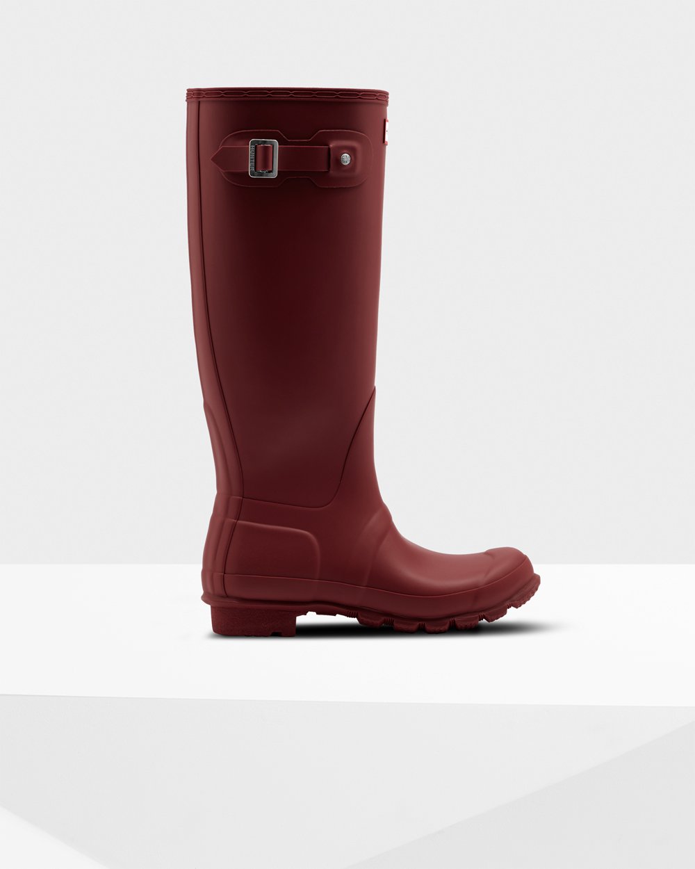 Women Hunter Original | Tall Rain Boots Grey Red | NZ-91743-NCQI